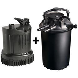 Multipack per laghetto filtro green reset 40 + pompa per laghetto master dw 5.500 características
