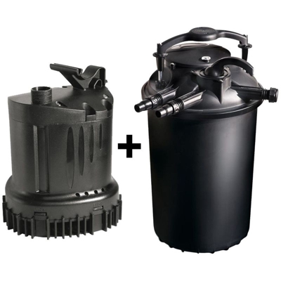 Multipack per laghetto filtro green reset 40 + pompa per laghetto master dw 5.500
