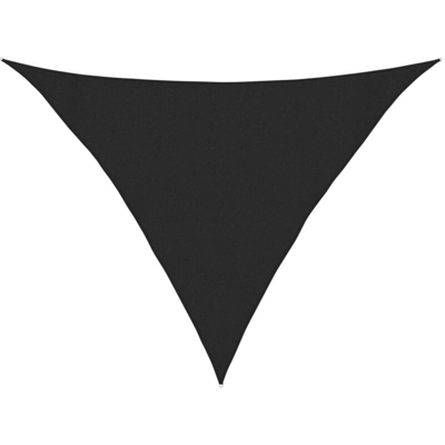 Vela Parasole 160 g/m² Nera 3x3x4,2 m in HDPE - Nero - Vidaxl
