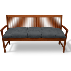 Beautissu Cuscino per panche Flair BK soffice e Comodo - per panchine da Giardino e dondoli Grigio grafite, 100x50x10 cm en oferta