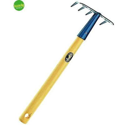 Valsecchi - RASTRELLINO RASTRELLO 4 DENTI CON MANICO DA 30 cm IN ACCIAIO VERNICIATO ANGELO B