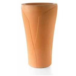 Vaso tondo classico 'Tulipano' per fiori e piante, in resina, da esterno e giardino. -DIAM 62.5 x H 110 CM / Anticato características