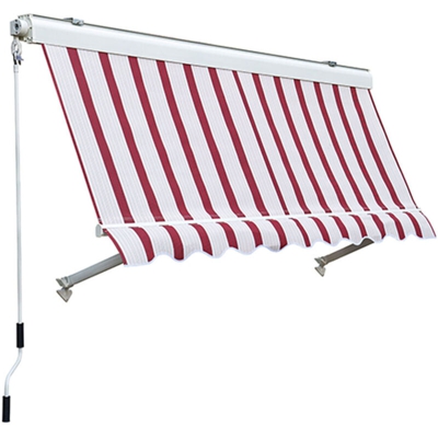 TENDA DA SOLE A CADUTA cm.250 x H.250 - giallo/bianco/ara.