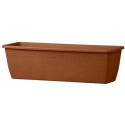 Vaso rettangolare Cassetta Mare Basic per fiori e piante da giardino. -50 x 17 x H 14.5 cm / Terracotta características
