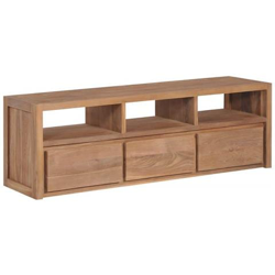 Mobile Porta Tv In Teak Con Finitura Naturale 120x30x40cm características