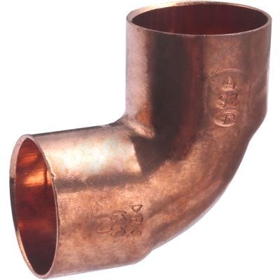 Raccordo a gomito in rame a saldare, 90°, piccolo raggio, doppio femmina, uguale, ø28 NOYON & THIEBAULT