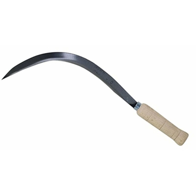 Falciola dentata per cereali "Sorrento" in acciaio forgiato a mano "Made in Italy" -N.7 25 cm x 2.2 cm