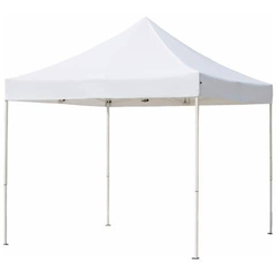 Gazebo Pieghevole 3 X 3 Professionale In Metallo Telo Bianco Chiudibile Per Mercato Mercatino Feste Da Esterno Giardino características