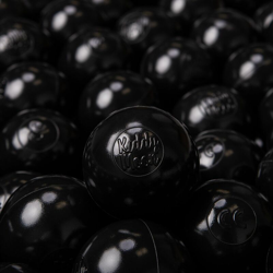 300 ? 6CM Palline Morbide Colorate Per Piscina Bambini Fatto In EU, Nero - nero - Kiddymoon características