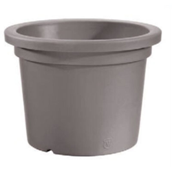 Vaso rotondo in resina 'Cilindro' 60 cm. Terra di Siena precio
