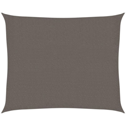 vidaXL Vela Parasole 160 g/m² Antracite 2,5x3 m in HDPE - Antracite en oferta