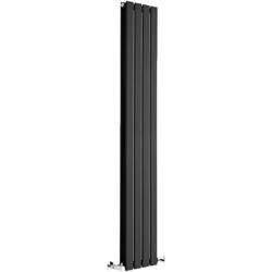 Hudson Reed Delta Radiatore Termoarredo di Design Verticale Moderno - Termosifone con Finitura Opaca Nera - Pannelli Piatti - 1600 x 280mm - 882 Watt características