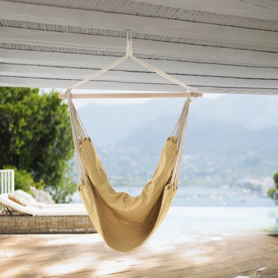 Casa.pro - Amaca - Poltrona sospesa - 100x140 cm - Beige