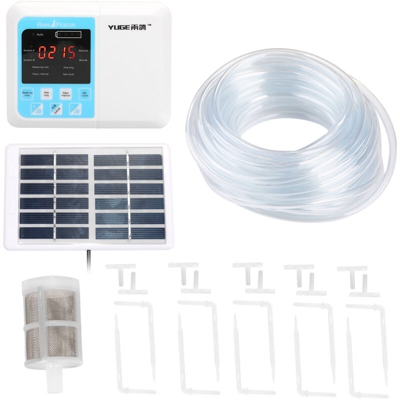 Sistema di temporizzazione per impianto di irrigazione a goccia in vaso con ricarica solare, 10M