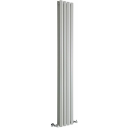Hudson Reed Rombo Radiatore Termoarredo di Design Verticale Moderno - Termosifone Con Finitura Bianca - Design a Diamante - 1079W - 1780 x 280mm en oferta