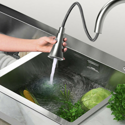 Rubinetti per lavandino del bacino della cucina dell'acciaio inossidabile di marca di Viomi Estraggono il rubinetto dell'aeratore del supporto del precio