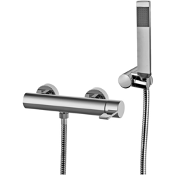 Miscelatore doccia Rock con supporto a muro snodato in abs, doccia e flessibile - Paffoni precio