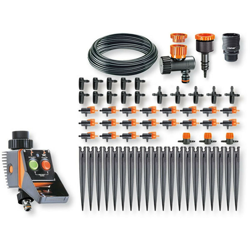 90763 KIT PER IRRIGAZIONE A GOCCIA DI 20 VASI 90764 + 8425 PROGRAMMATORE PRATICO - Claber en oferta