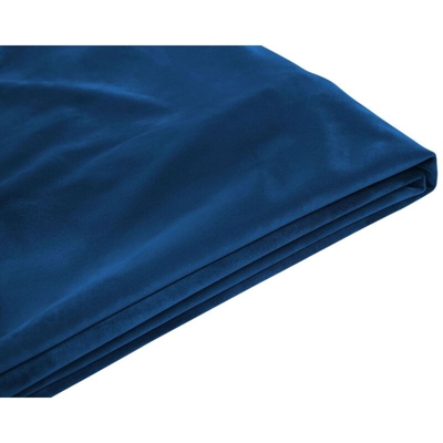 Beliani - Fodera in velluto blu per il letto 160 x 200 cm FITOU