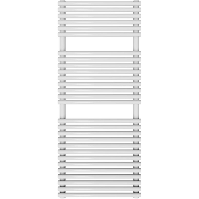 Ercos - Termoarredo scaldasalviette acciaio inox bianco con tubi sporgenti 60x120 interasse 55 cm mod. Pop