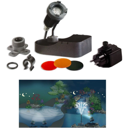 faretto halley per laghetto a led sommergibile illuminazione fontane, giardini, ambienti acquatici - Sicce características