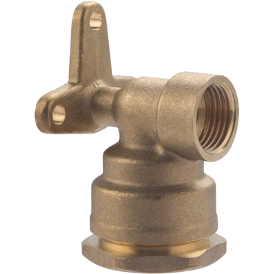 Raccordo PE a gomito con staffa ø25 - femmina 15x21 - Noyon&thiebault