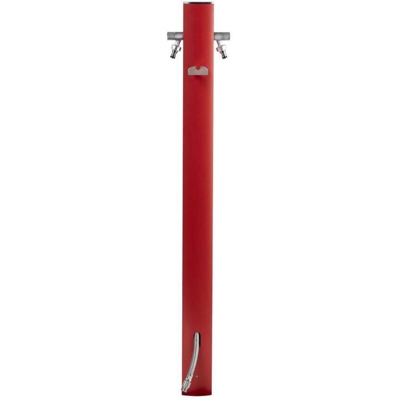Aquajet By Colortap - Colonnina idrica Aquapoint TOTEM 407R Rosso corallo