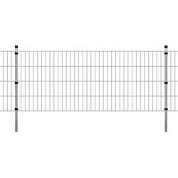 Pannello Recinzione Giardino e Paletti Argento 2008x830 mm 2m - Argento - Youthup características
