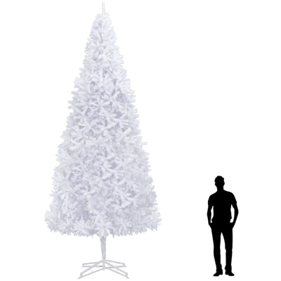 YOUTHUP Albero di Natale Artificiale 500 cm Bianco - Bianco