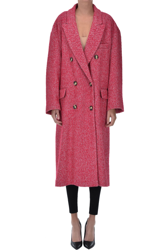 Oversized double-breasted coat en oferta