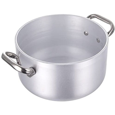 Casseruola Cilindrica Alluminio Alta 2 Manici 3.3Lt - Agnelli