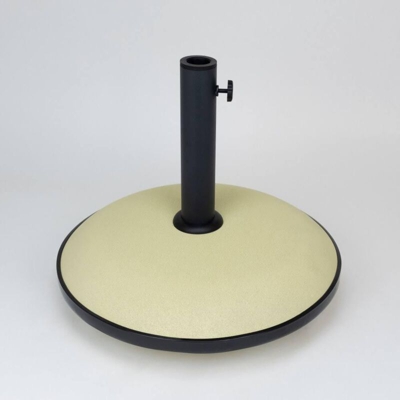 Base In Cemento Per Ombrellone Kroma Tonda Colore Verde 35 Kg.