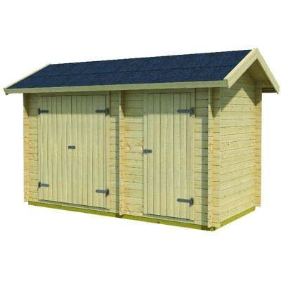 Casetta tuvalu in legno nordico 378x193x251h - Losa
