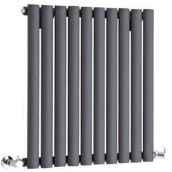 Hudson Reed Revive Radiatore Termoarredo di Design Orizzontale Moderno - Termosifone con Finitura In Antracite - Design a Colonna - 635 x 590mm en oferta