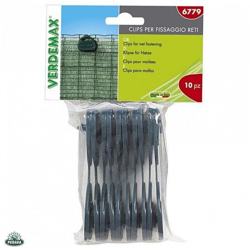 10 pz ombreggiante telo ombra verde in plastica fissare fascetta - Gancio Per Rete en oferta