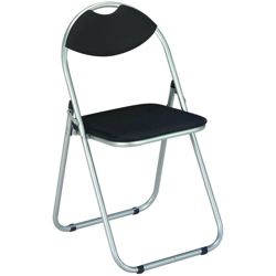 Milani Home - Sedia Slim Salvaspazio Nera Opaca Pieghevole Per Festa In Casa Giardino Colore Nero, Cm 44 X 45 X 79 H precio