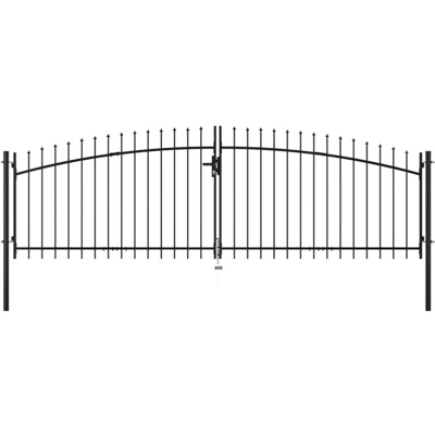 Cancello Doppio con Punte a Lancia 400x175 cm