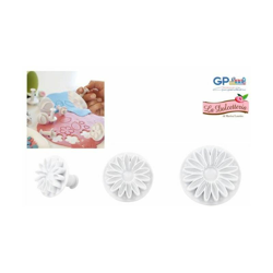 Tagliamarzapane Dolcetteria con Molla 3 Pezzi Girasole - Gp&me precio