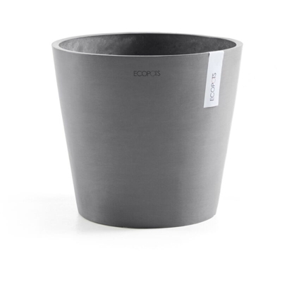 Vaso Amsterdam grigio 30cm - Ecopots