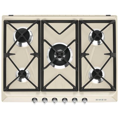 Piano Cottura SR975PGH Serie Victoria a Gas 5 Fuochi Gas Colore Panna