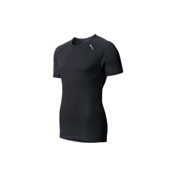 Odlo Shirt s/s crew neck Cubic - Maglietta grigio/nero en oferta