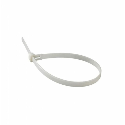 V-tac - Fascetta per Cavi 2.5*200mm Colore Bianco (100 pz/pck)