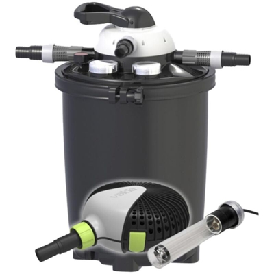 Velda Clear Control Set 50L - filtro pressurizzato con pompa e UV-C integrato per laghetti fino a 20000 litri