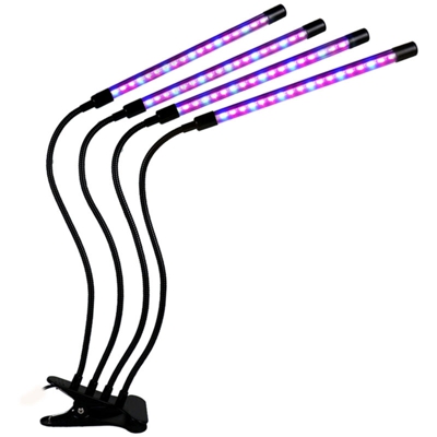 DC 5 V 3A 80W Crescita delle piante Lampada con morsetto a clip per la crescita Flora Light Alimentato tramite USB con controller di linea 3 livelli