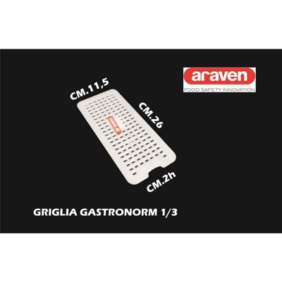 Griglia Gastronorm Gn1/3 Bianca