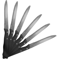 Coltellerie Bonomi 38006 Set 6 Coltelli Pizza Manico Nero en oferta