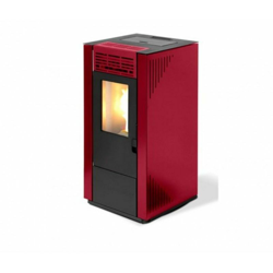 Stufa a pellet ad aria ventilata 7 kw Qlima Tbh Tectro > Nero características