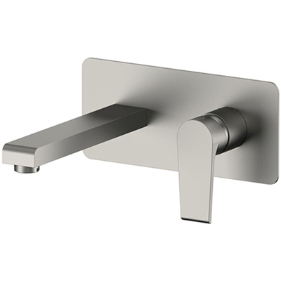 MISCELATORE MONOCOMANDO LAVABO AD INCASSO ARTIC Nichel Nero Spazzolato