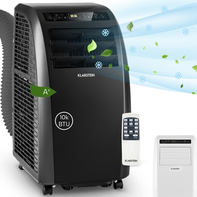 Metrobreeze Rom climatizzatore portatile 10.000 BTU/3,0 kW EEC A+ nero