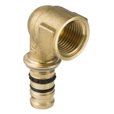 Mepla Gomito Filetto Femmina 90 gradi 26 x 3/4 Pollici | 613.257.00.5 - Geberit
